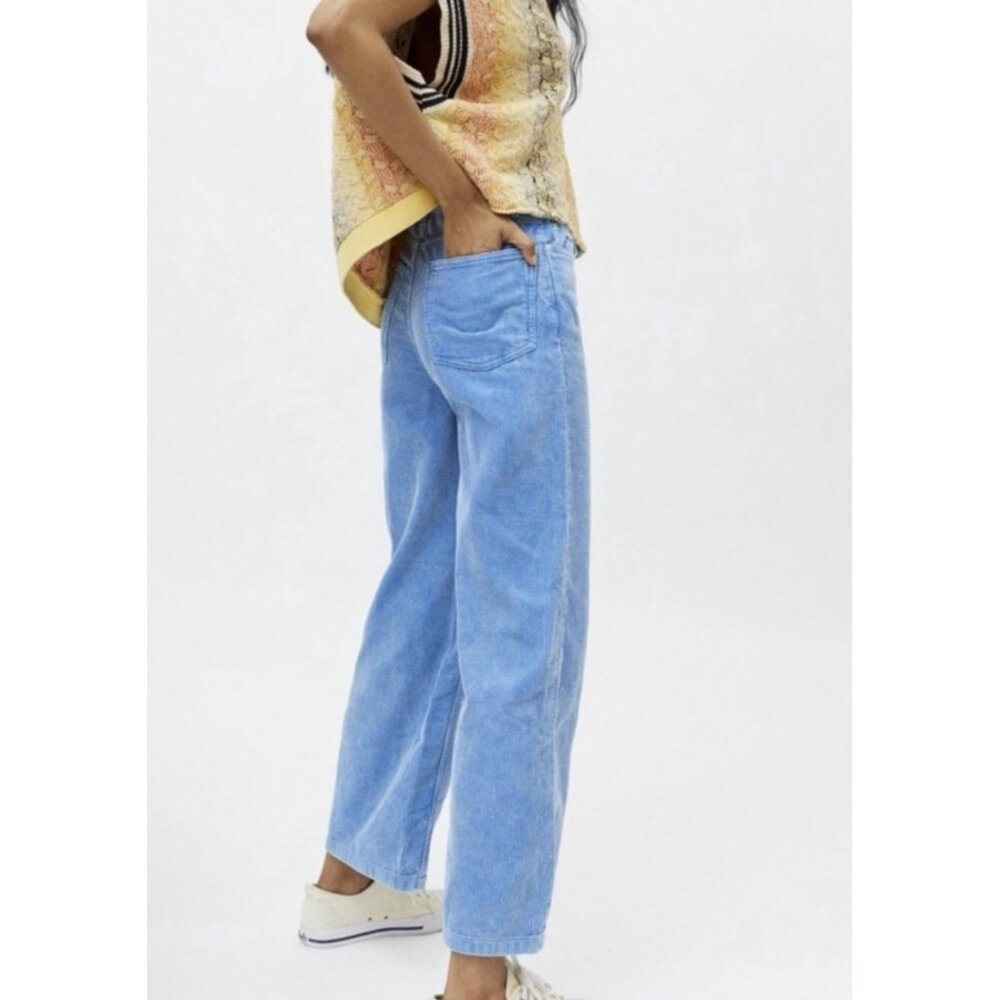 BDG Urban Outfitters Womens High & Wide Blue Corduroy Jeans Size 25 Womens (XS) - Picture 6 of 15
